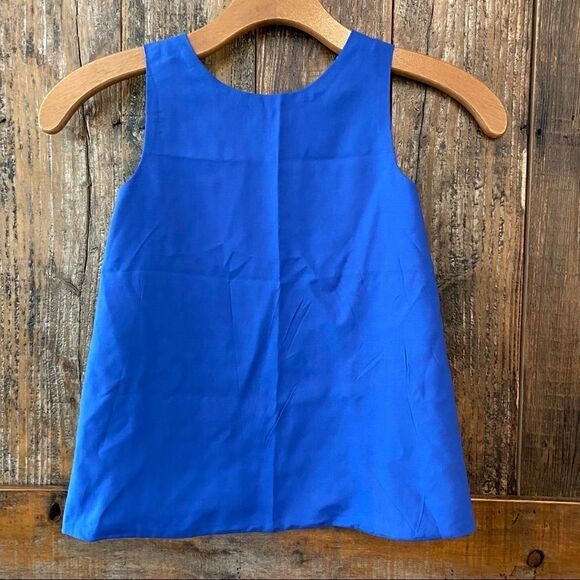 Handmade Baby Toddler Sz 1 Reversible Blue Gingham Summer Sleeveless Beach Dress - Picture 6 of 8